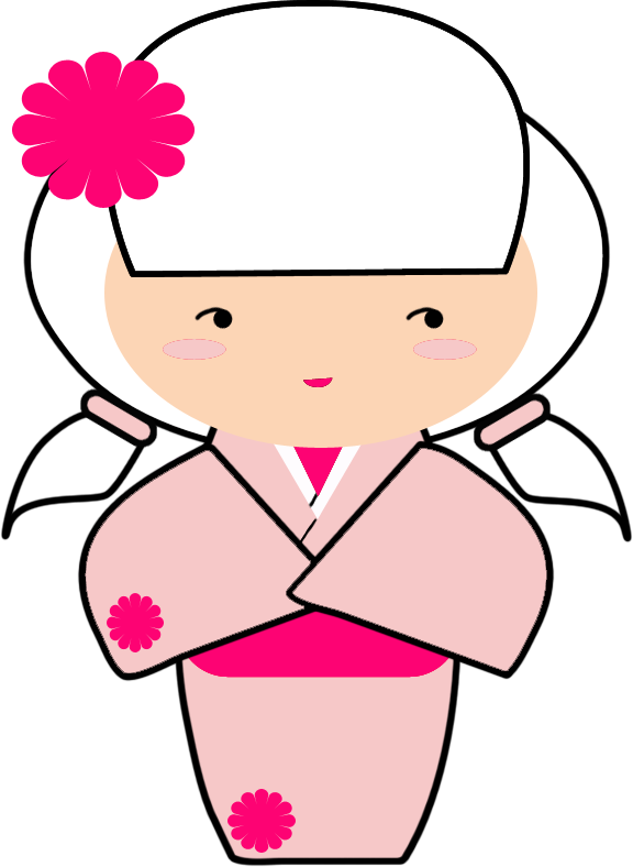 Sakura Clipart Girl - Png Download (576x788), Png Download