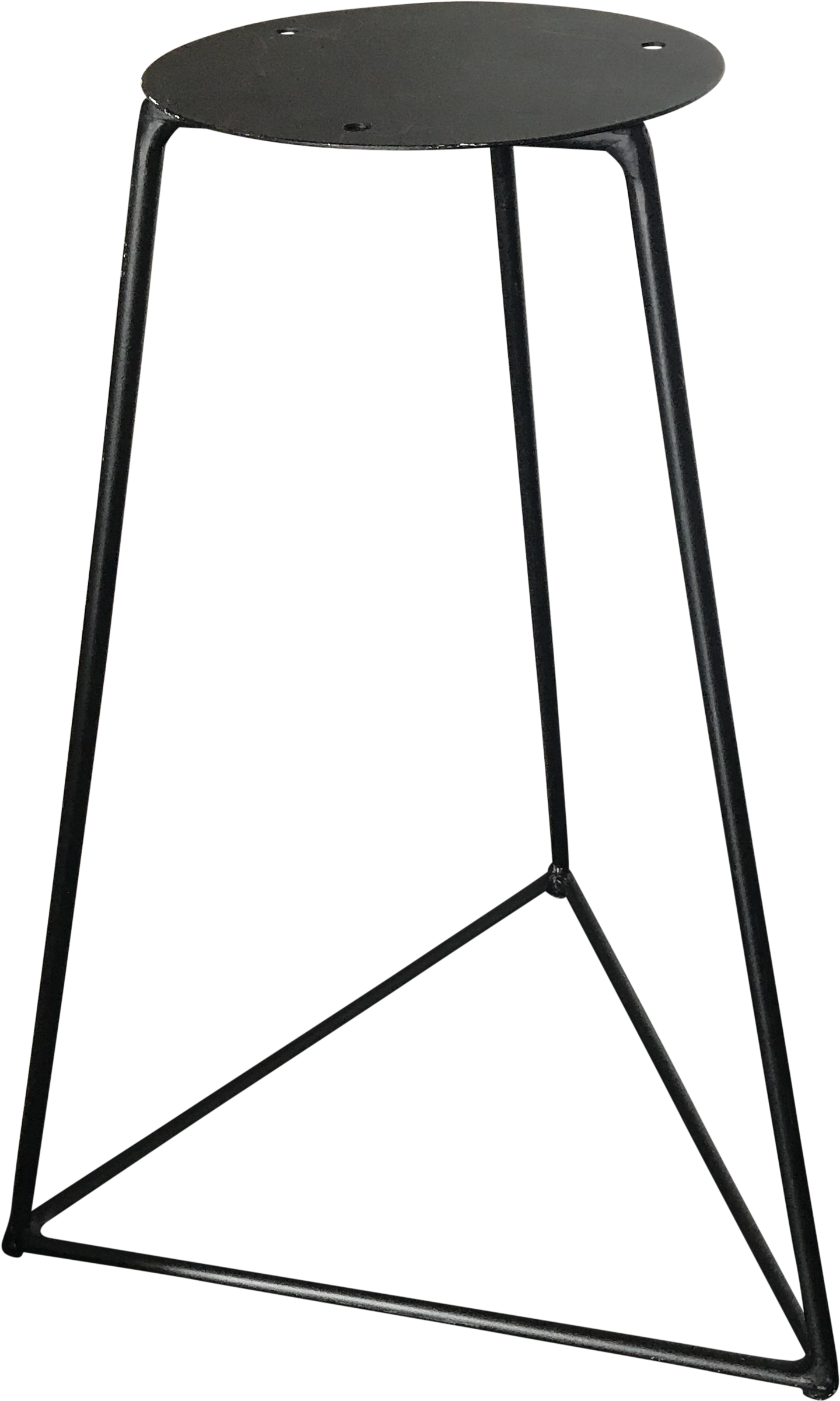 Triangular Minimal Pyramid Pedestal On Chairish - Bar Stool Clipart (1599x2667), Png Download