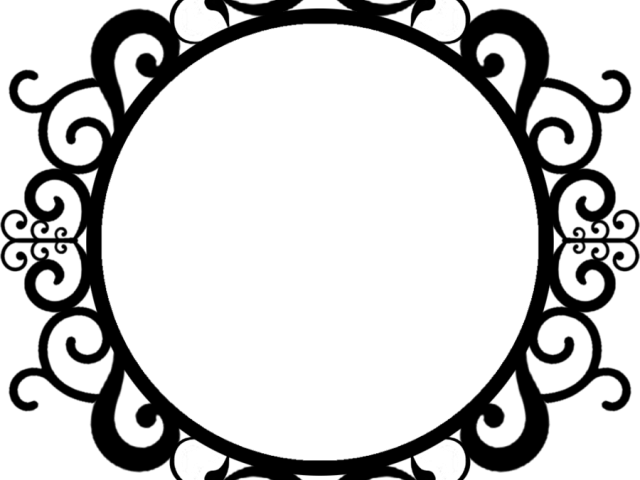 Wedding Clipart Brunch - Round Frame Vintage Png Transparent Png - Full Size Clipart (#4138930