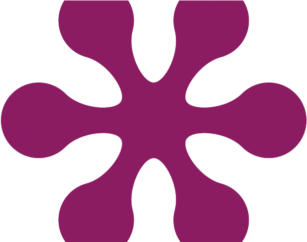 Pink Flower Clipart Groovy Flower - Png Download (640x480), Png Download