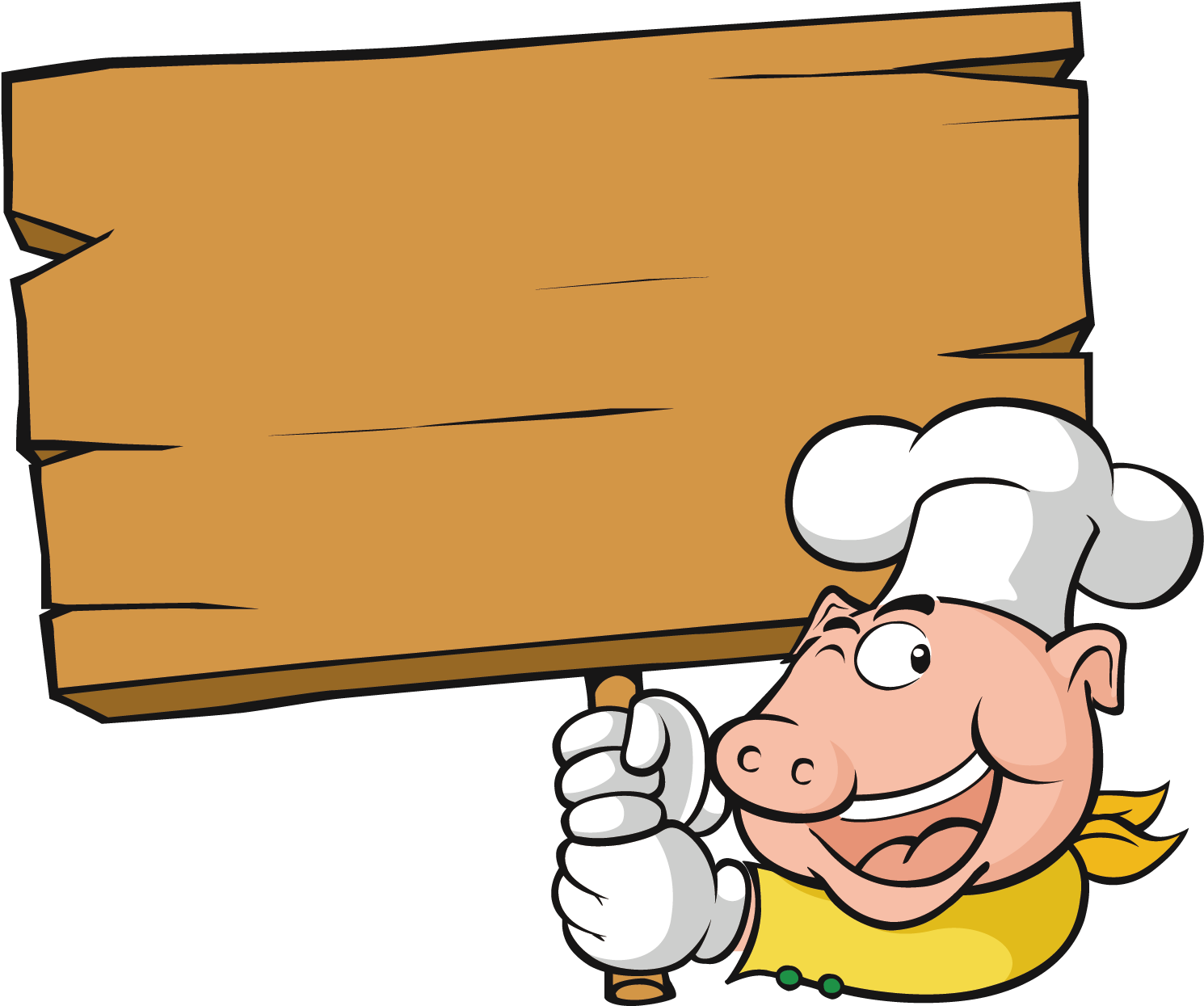 Cook Chef Designer - 举 牌 Clipart (2362x2362), Png Download