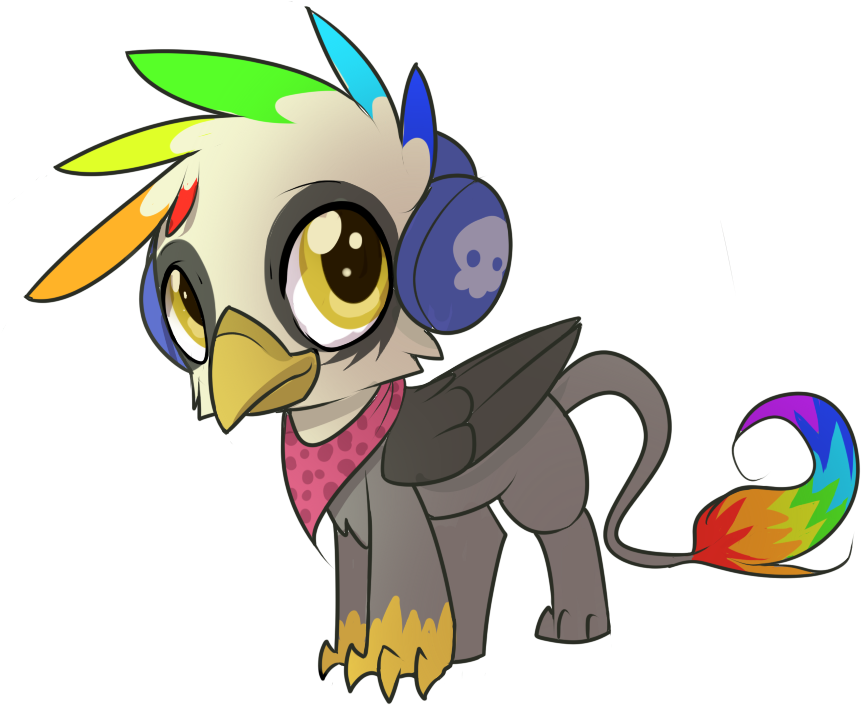 Griffon Clipart Chibi - Griffon Chibi - Png Download (861x705), Png Download