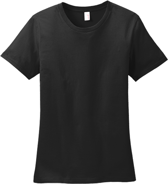 Anvil Ladies 100 Ring Spun Cotton T - Spreadshirt T Shirt Clipart (750x750), Png Download