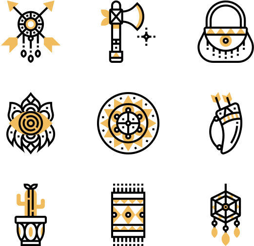 Boho Style Clipart (600x564), Png Download