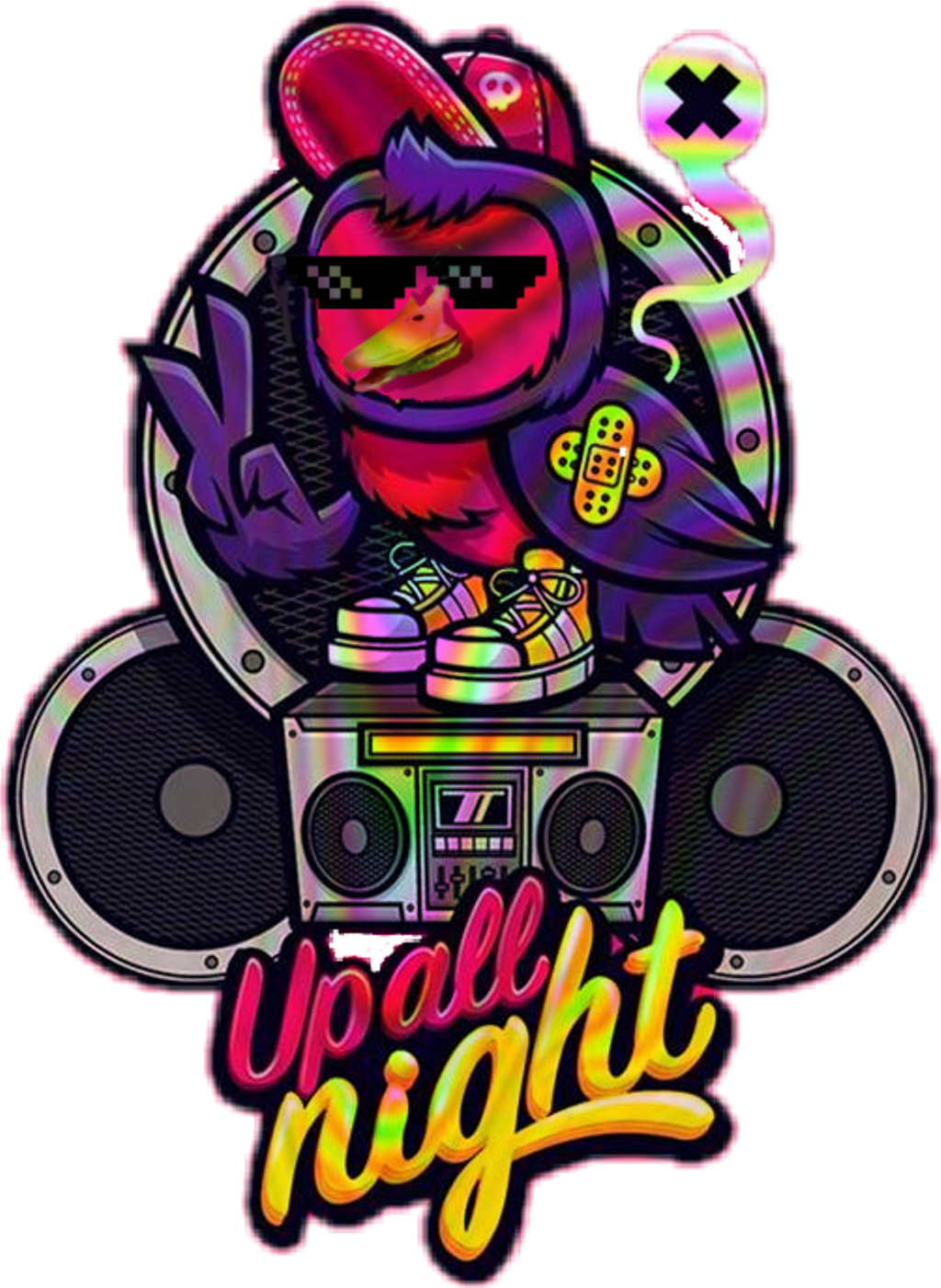 #savage #radioactive #wow #duckich - Dope Clipart (1024x1401), Png Download