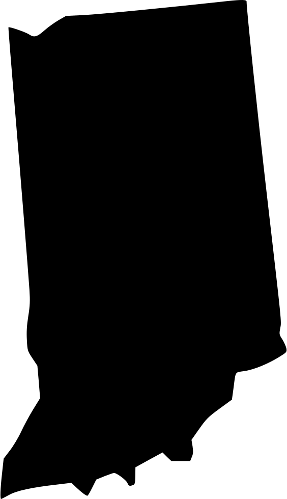 Indiana Png Transparent Background - Indiana Icon Png Clipart (564x980), Png Download