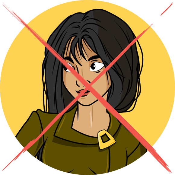 Secret Agent Jasmine - Cartoon Clipart (580x580), Png Download