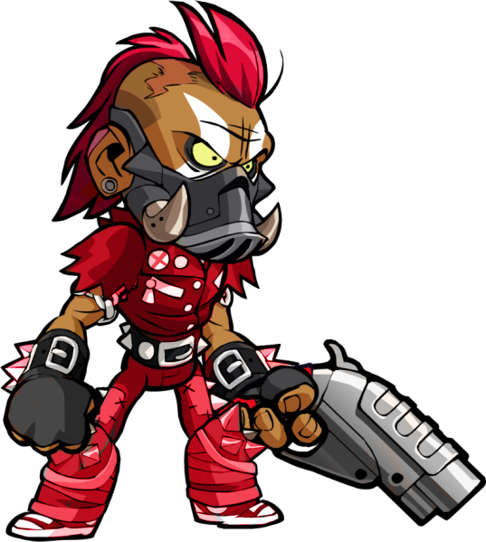 Bloodlust Colour Scheme - Cartoon Clipart (537x599), Png Download