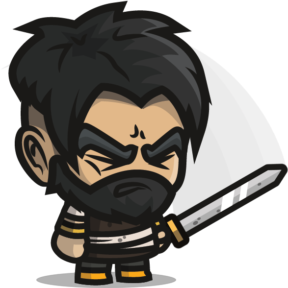 Beard Chibi Clipart (800x800), Png Download