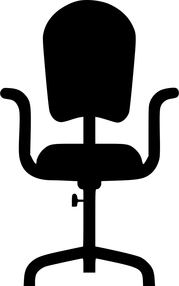 Office Chair I Comments Clipart (614x980), Png Download