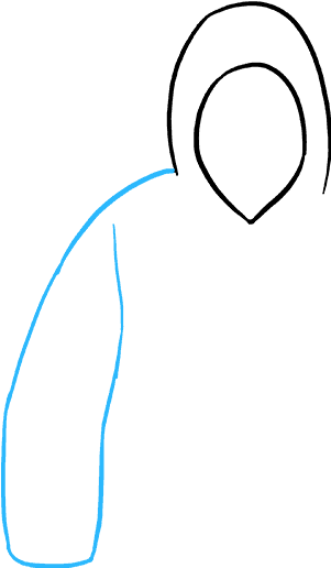 How To Draw Hoodie - Line Art Clipart (680x678), Png Download