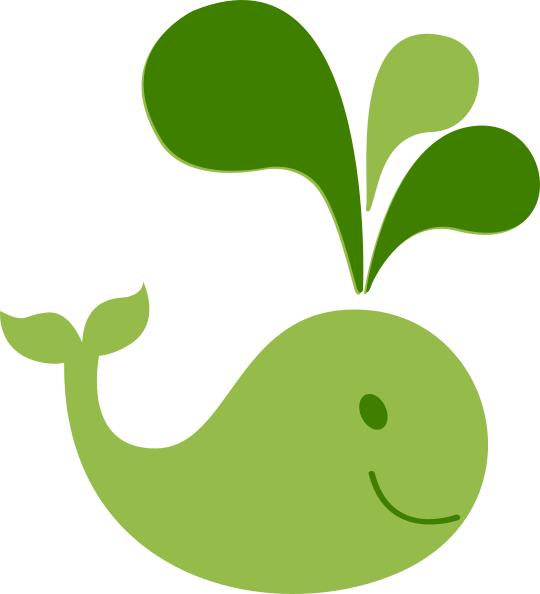 Pink Whale Clip Art - Png Download (540x594), Png Download