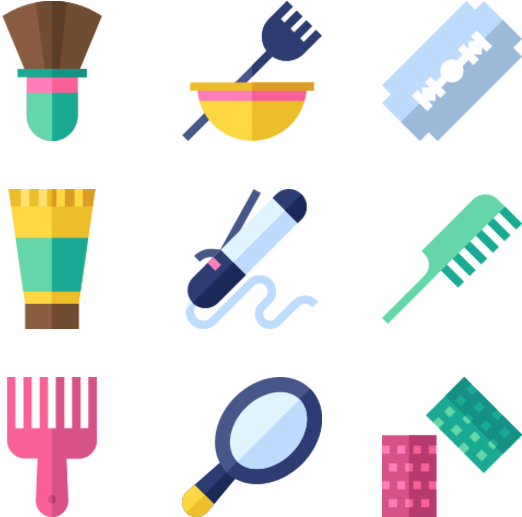 Hairdressing And Barber Shop Clipart (600x564), Png Download