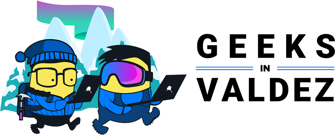 Stay And Work Remotely And Connecte At Geeks In Valdez - Cartoon Clipart (1200x505), Png Download