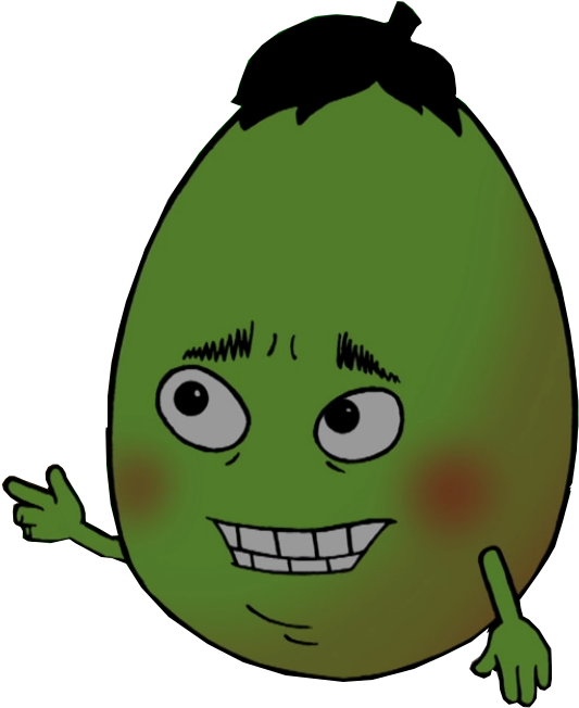 Mortimer Mango - Cartoon Clipart (580x676), Png Download