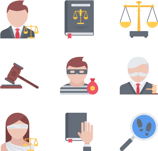 Law - Cartoon Clipart (600x564), Png Download