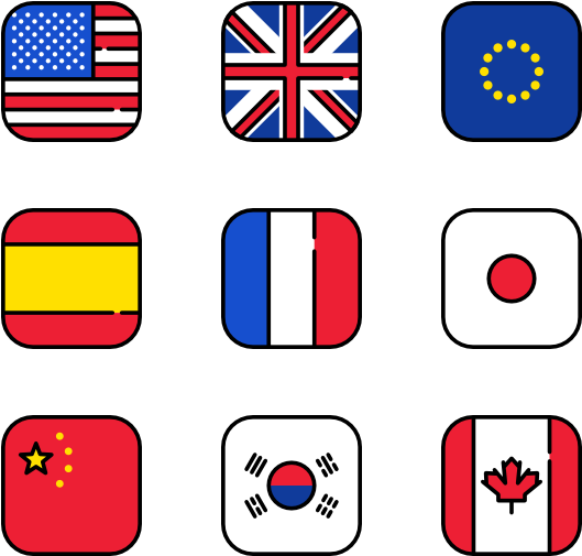 Flags Collection Clipart (600x564), Png Download