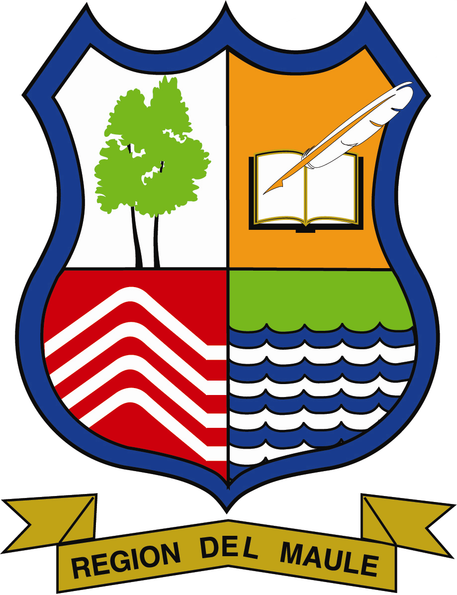 Coat Of Arms Of Maule Region, Chile - Escudo Region Del Maule Clipart (919x1196), Png Download