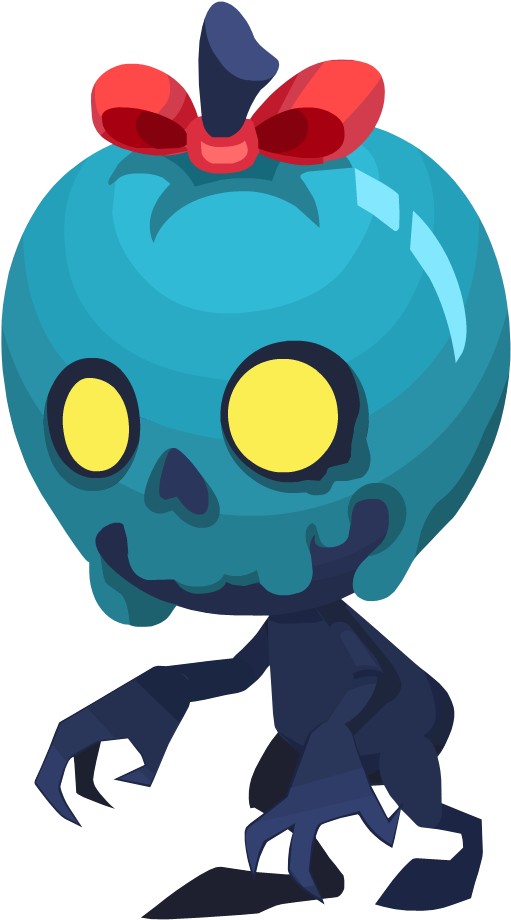 Apple Head - Kingdom Hearts Neo Shadow Clipart (614x970), Png Download