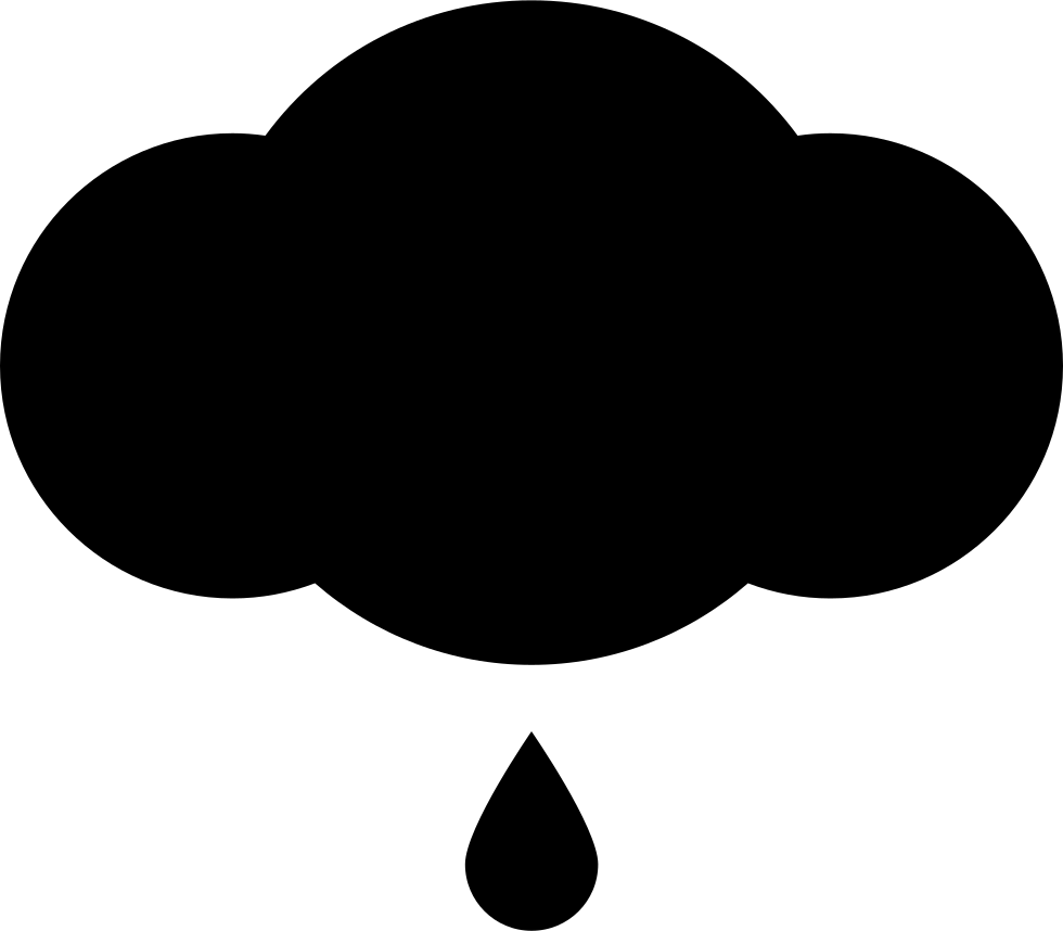 Rainy Cloud Weather Comments Clipart (980x858), Png Download