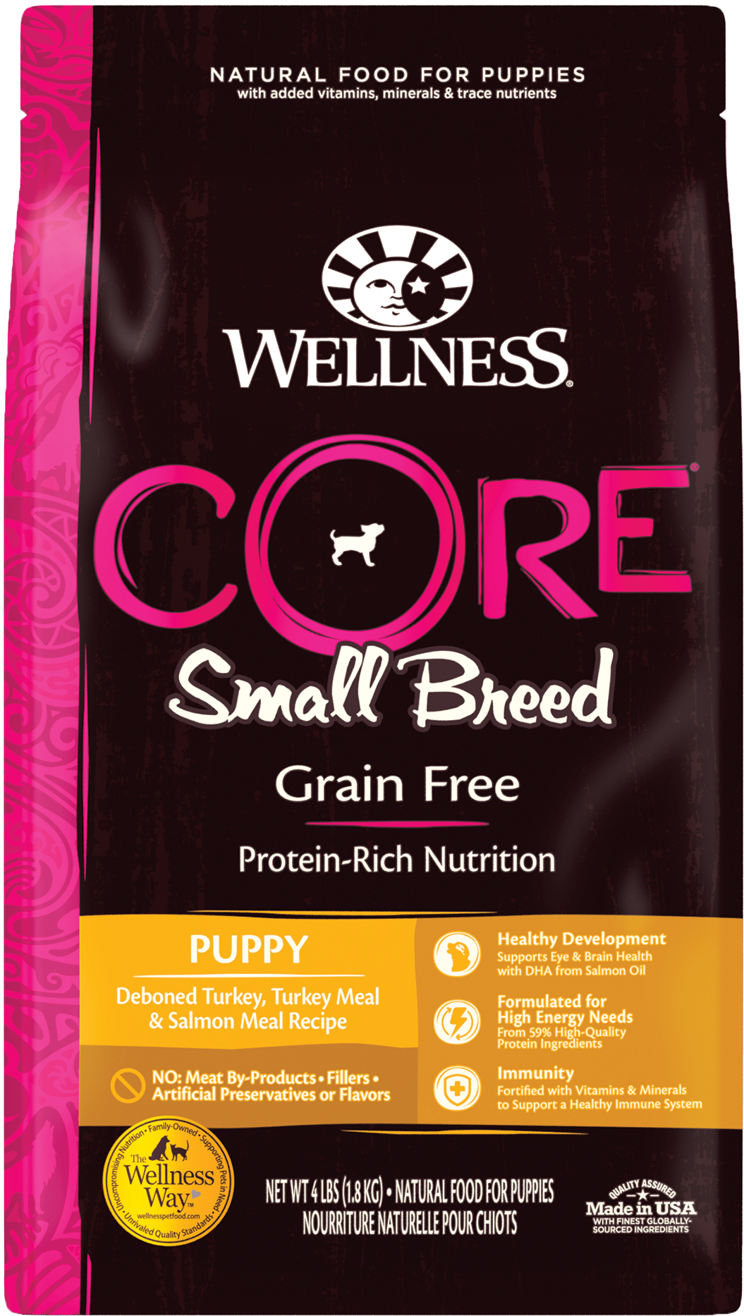 Wellness Core Small Breed Puppy Dry Dog Food - Kitten Clipart (2000x2000), Png Download