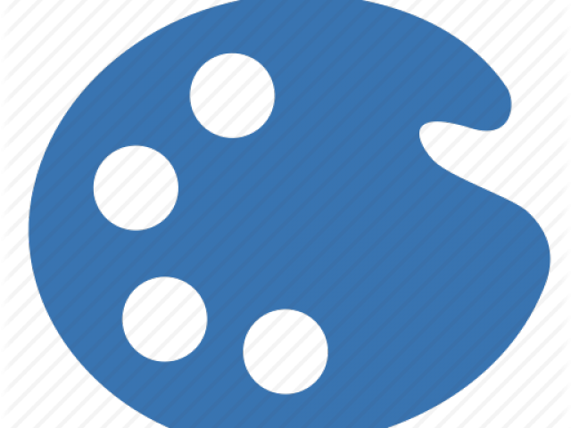 Graphic Design Clipart Painter Pallet - Circle - Png Download (640x480), Png Download