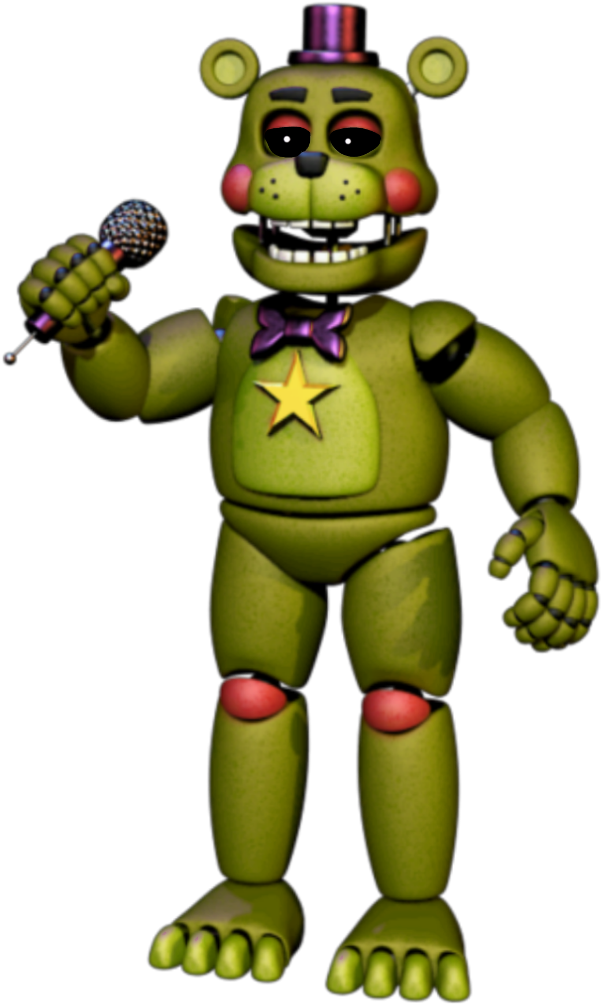 Rockstar Golden Freddy Version - Rockstar Freddy Clipart (1024x1024), Png Download