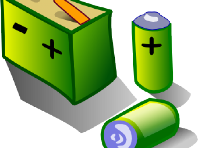 Battery Clipart V Car - Batterie Clipart - Png Download (640x480), Png Download