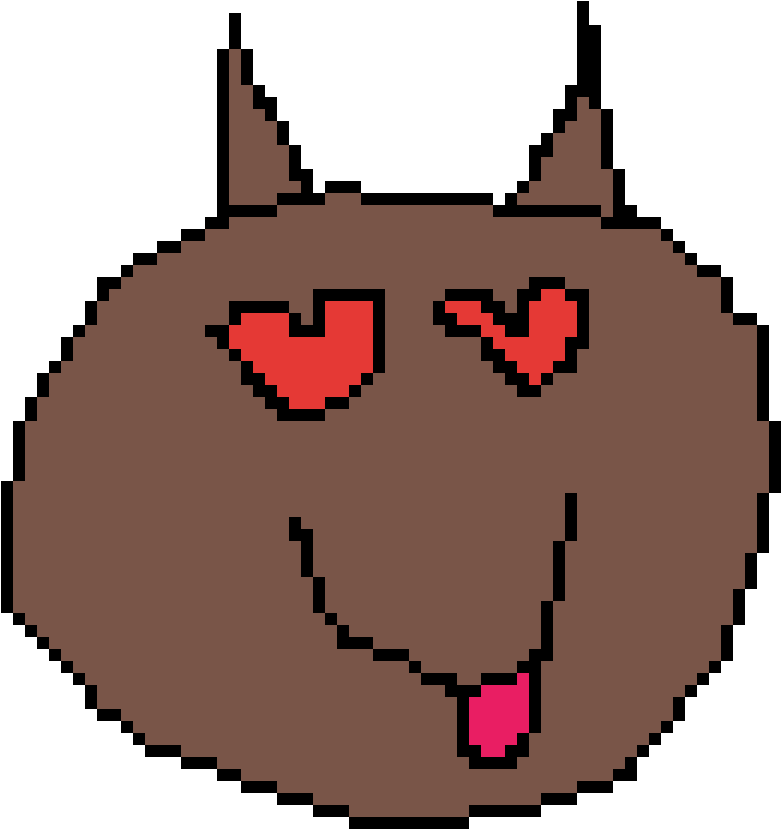 Cat In Love <3 - Cartoon Clipart (1200x1200), Png Download