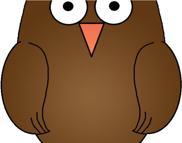 Brown Hawk Owl Clipart Clip Art - Cartoon - Png Download (640x480), Png Download