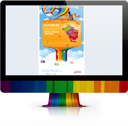 Skittles Komix - Graphic Design Clipart (600x548), Png Download