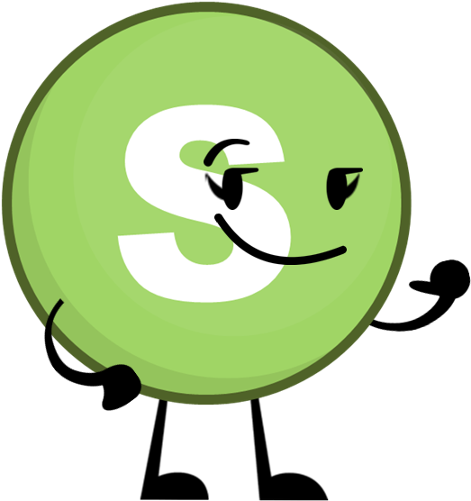 Skittle - Lol Cast Bfdi Clipart (590x593), Png Download