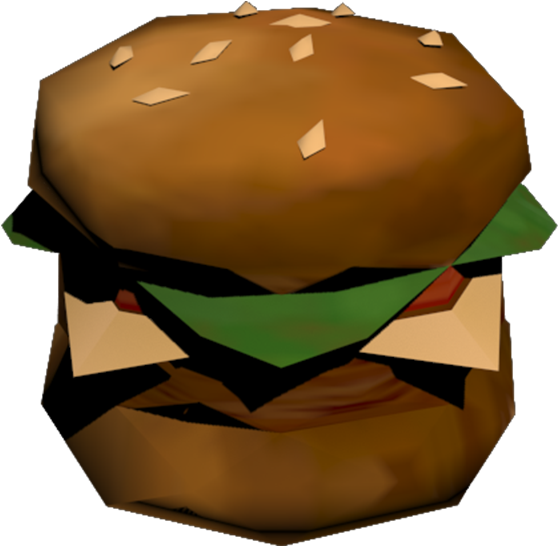Hamburger Clipart Krabby Patty - Spongebob Squarepants Movie Models Resource - Png Download (750x650), Png Download