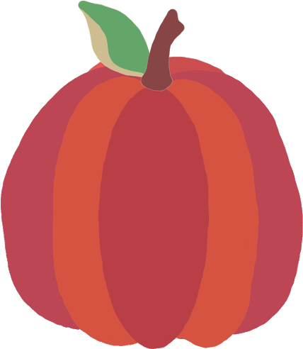 Grey Colorblock Clip Art - Pumpkin - Png Download (620x620), Png Download