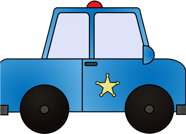 Blue Car Clipart 2 Car - Police Clip Art No Background - Png Download (640x480), Png Download