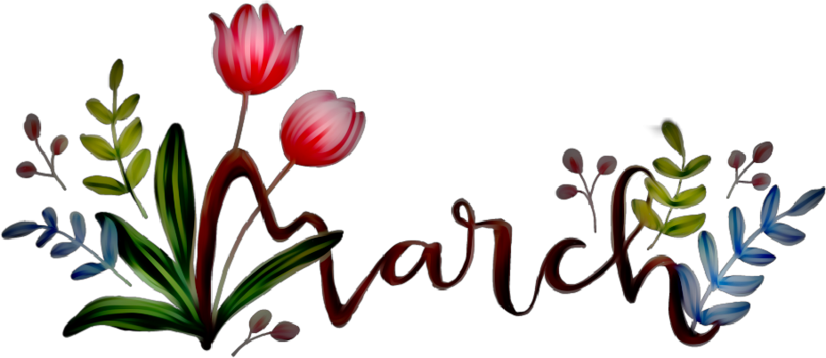 Primavera Portada De Marzo Clipart (928x402), Png Download
