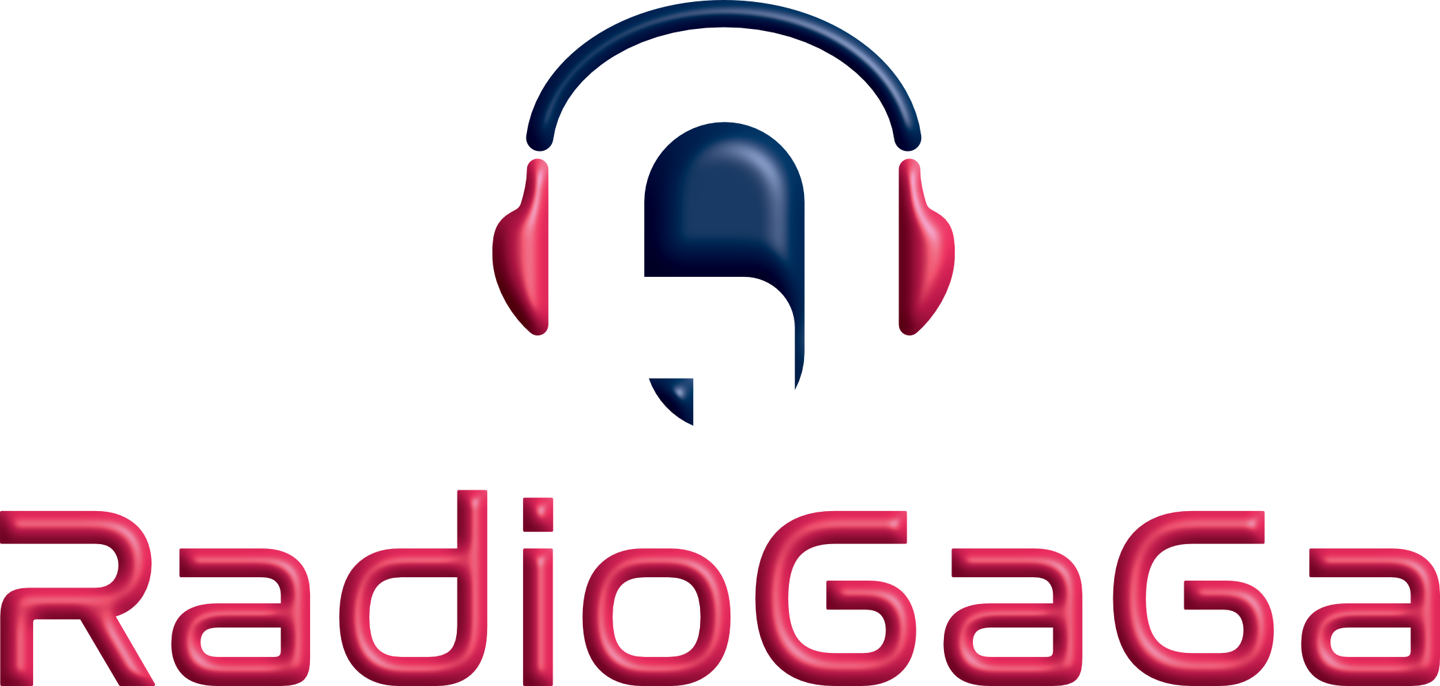 Radiogaga - Headphones Clipart (2090x996), Png Download