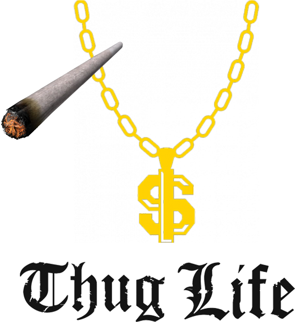 Welcome To Reddit, - Thug Life Clipart (978x1068), Png Download
