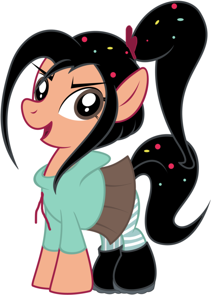 Heart Hair Clip - Vanellope Von Schweetz And Scootaloo - Png Download (756x1056), Png Download