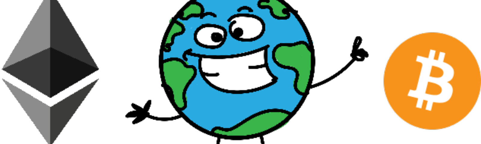 What The World Will Get From Blockchain - Earth Planet Cartoon Transparent Clipart (1600x480), Png Download