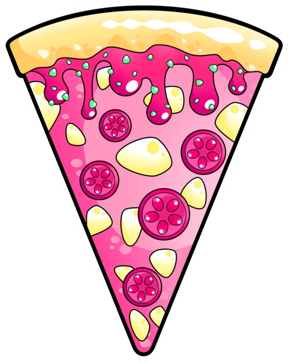 Report Abuse - Pizza Kawaii Png Clipart (1024x1278), Png Download