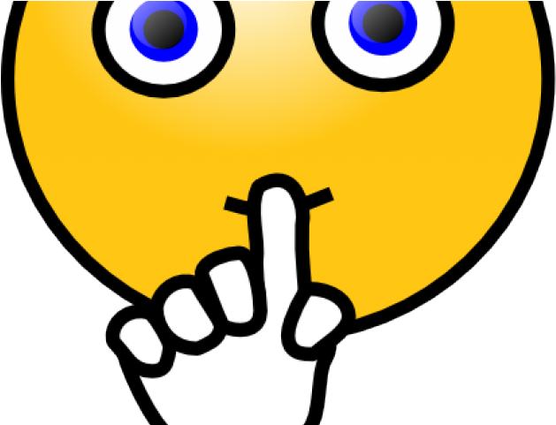 Lips Clipart Silent - Quiet Clip Art - Png Download (640x480), Png Download