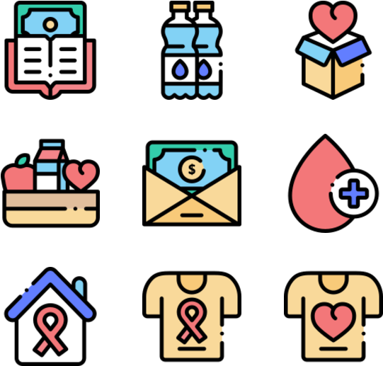 Charity - Web Design Icon Clipart (600x564), Png Download