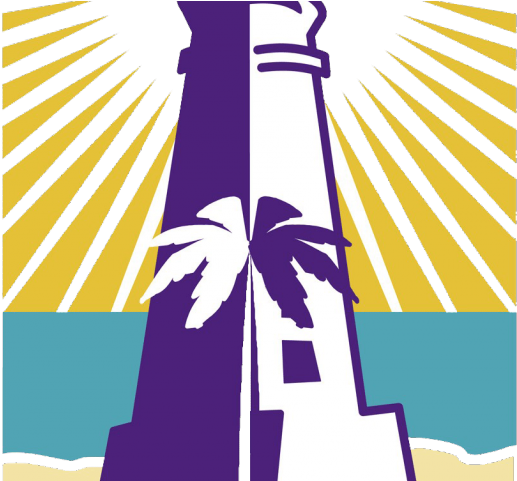Lighthouse Clipart Purple - Png Download (640x480), Png Download