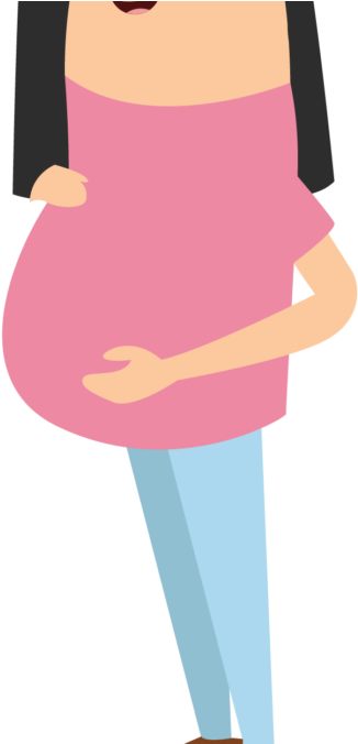 Supplements In Pregnancy - Cartoon Clipart (1080x675), Png Download
