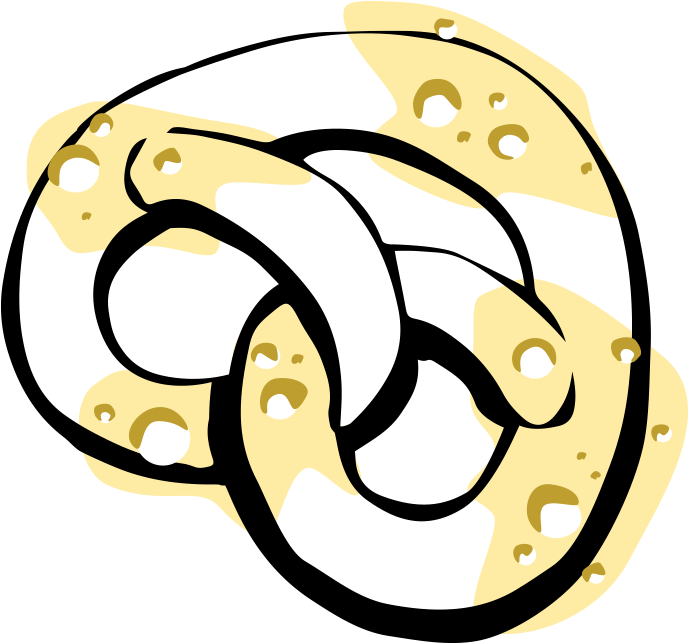 Raclette Pretzel - Illustration Clipart (1200x840), Png Download