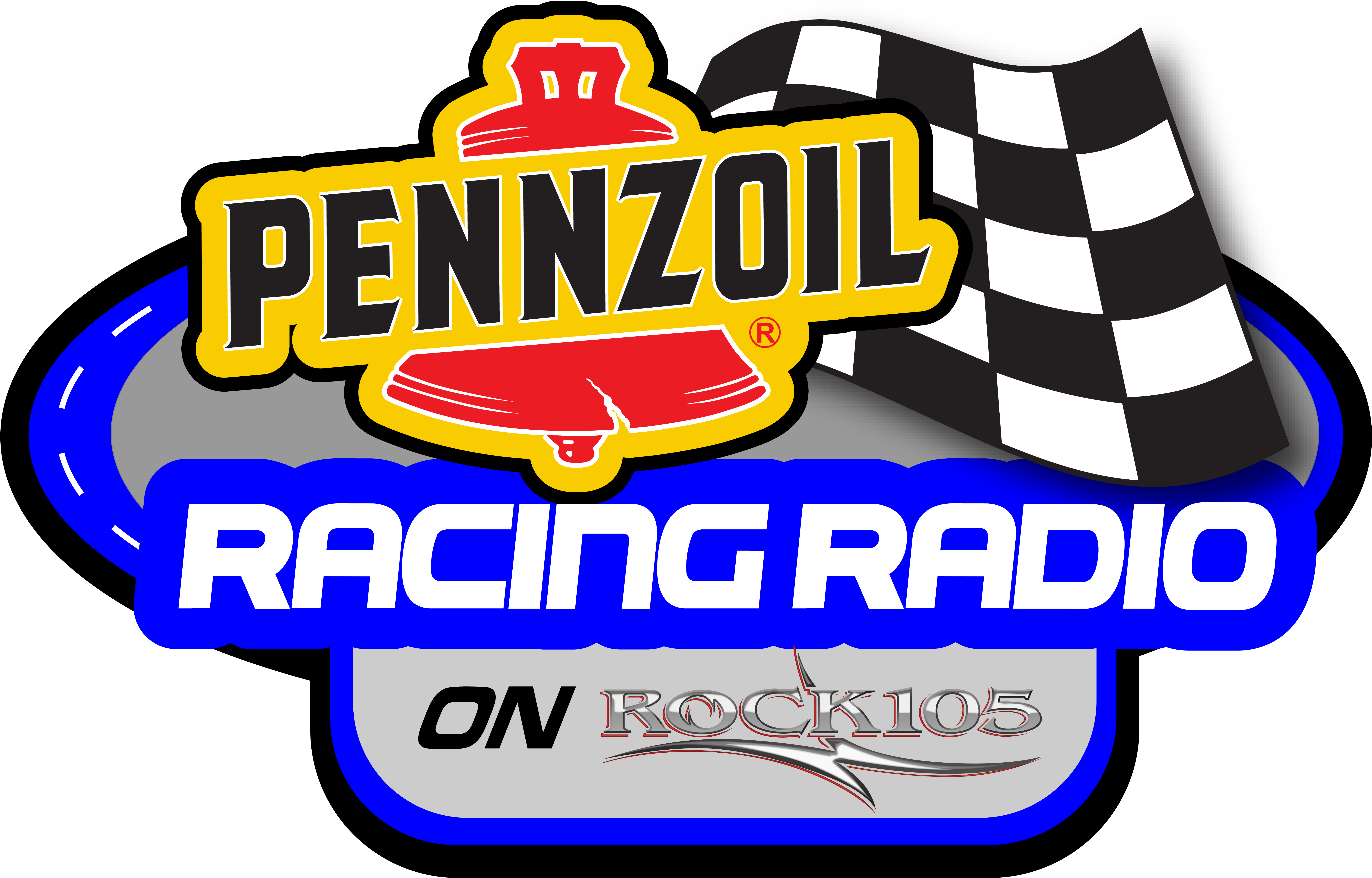 News Pennzoil Racing Radio Clipart (7290x4702), Png Download