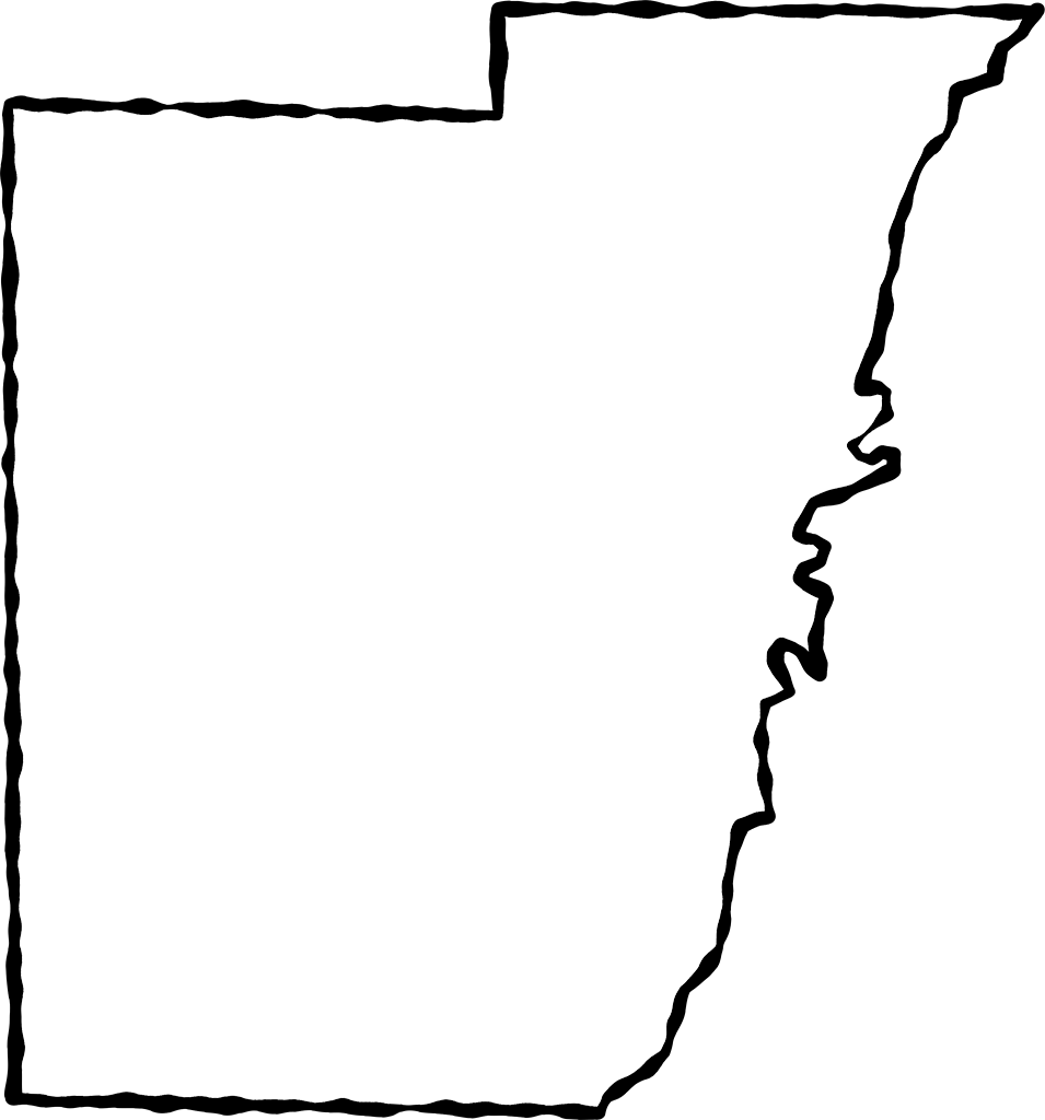 A Map Of Calhoun With A Black Squiggle Outline - Silhouette Clipart (955x1024), Png Download