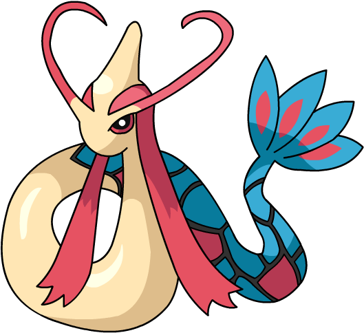 Hopping On The Vector-image Bandwagon, I Drew One Of - Gyarados Milotic Fusion Clipart (609x609), Png Download