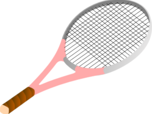 Tennis Ball Clipart Pink - Tennis Racket Clipart - Png Download (640x480), Png Download